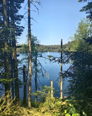 Boucle du Lac de Pierre-Percée, et Roche des Corbeaux - Pexonne - 55