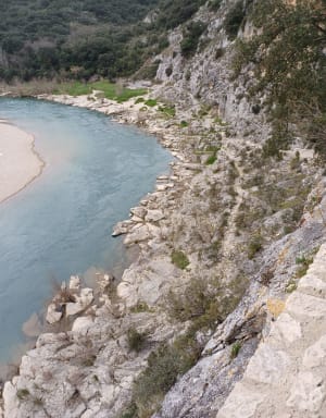 De Sanilhac à la Baume puis Collias puis retour - Sanilhac-Sagriès - 12