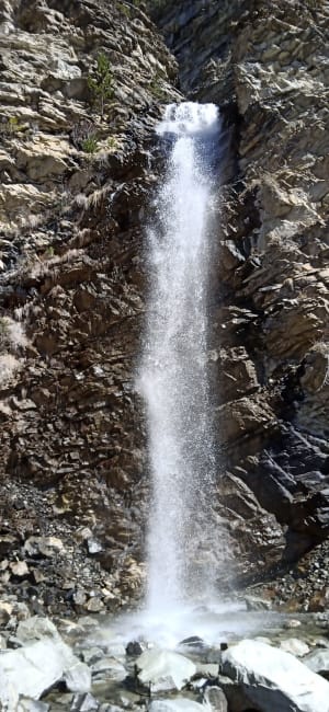 Fort de Reallon et cascade depuis les Gourniers - Réallon - 19