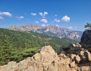 Trou de la Bombe : panorama grandiose sur les Aiguilles de Bavella - Quenza - 132