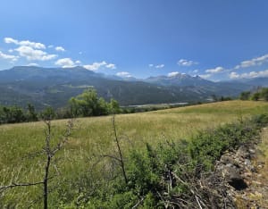 Saint-Flavy depuis le Bourget - Faucon-de-Barcelonnette - 3