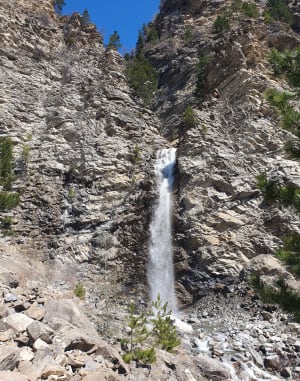 Fort de Reallon et cascade depuis les Gourniers - Réallon - 17