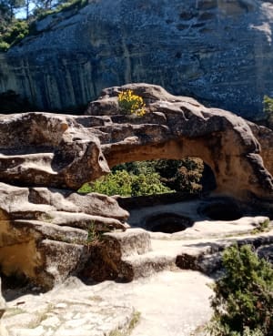 Rando Eyguieres en passant par les grottes de calés - Eyguières - 9