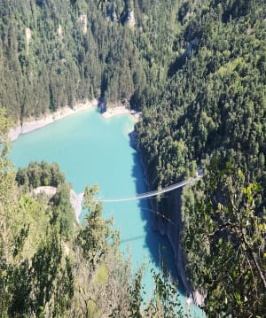 Passerelle himalayenne de l'Ebron et traversée vertigineuse - Lavars - 30