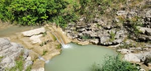 Vasque et baignade dans le Léoux - Gérald - 2