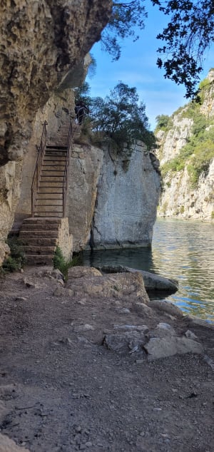 De lagere Gorges du Verdon en een verfrissend bad - Quinson - 242