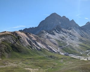 Witte piek van de Galibier en stilstaande tijd - La Grave - 18