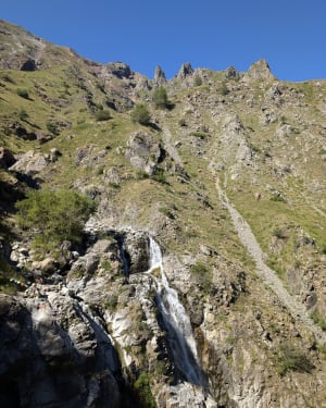 Cascade de la Pisse et tour de Planure, par le refuge du Tourond - Champoléon - 12