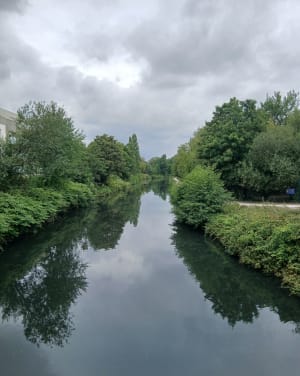 Wandel langs het Roubaixkanaal in Lille - Marcq-en-Barœul - 5