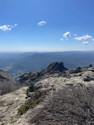 Wandelen geserveerd op een schotel op Mont Caroux - Rosis - 11
