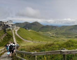 Van Puy de Sancy naar de kabelbaan via de Dordogne - Chambon-sur-Lac - 23
