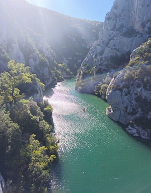 De lagere Gorges du Verdon en een verfrissend bad - Quinson - 8