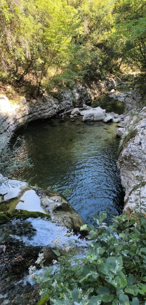 La Cagne en de Riou-waterval, vanuit Vence - Vence - 2