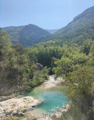 Cascade de vegay depuis le village d’Aiglun - Aiglun - 7