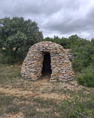 Sentier paysage de garrigue et pierres sèches à Aragon - Kris - 6