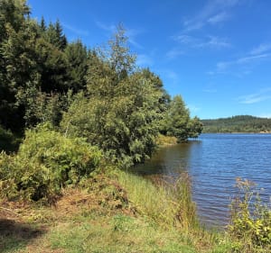 Tour du lac de Devesset à vélo - Marie - 2