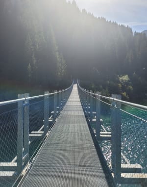 Tour du lac de St Guérin par la passerelle Himalayenne - Elsa - 3
