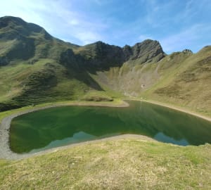 Le lac de Montagnon depuis Laruns - Anne - 7