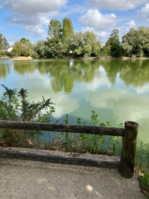 Grand étang et ancienne voie romaine à VTT - ISABELLE - 2