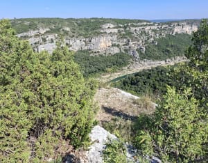 Petite arche et rive droite du Gardon - Chris - 8
