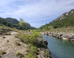Petite arche et rive droite du Gardon - Chris - 10