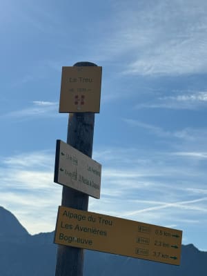 Le Treu en boucle entre Mt Blanc Envers des Aravis - Vincent ou Chantal  - 3