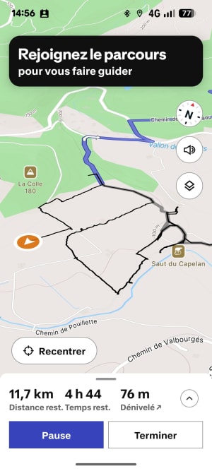 "Le saut du Capelan" au départ de La Motte - Gilles - 7