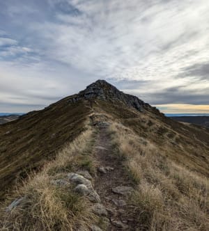 Le puy de Peyre Arse par les crêtes - Chloée - 9