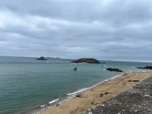 Saint Malo, de Grand Bé en de wallen - Elise - 12