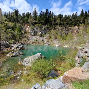 Paysages de lauzes et balade autour du Lac Bleu - Julie - 3