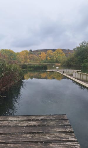 Départ du parc Florimond vers Terry de Fouquières par l'étang de Pêche de Harnes - Harnes - 6