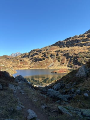 Lac de Pormenaz depuis le Lac Vert et magie des falaises des Fiz - Lucie - 6