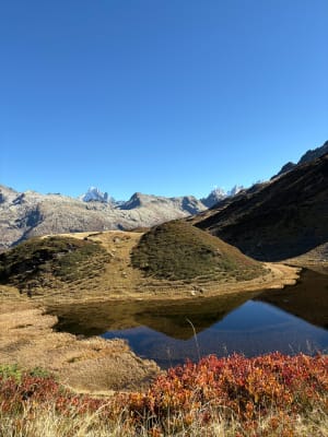 Lac de Pormenaz depuis le Lac Vert et magie des falaises des Fiz - Lucie - 8