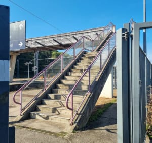 Boucle de la gare d'Evreux, nouvelle passerelle, forêt, village de la forêt - Doriane - 2
