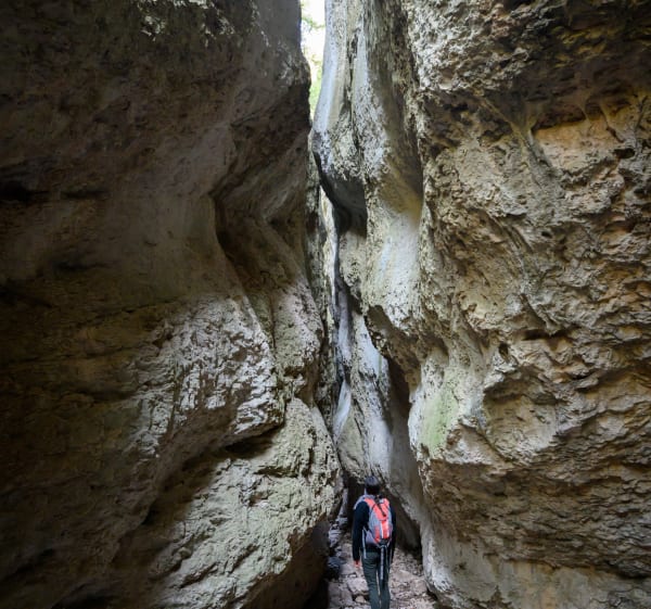 Régalade pédestre atypique aux Gorges de Régalon - Cheval-Blanc - 1