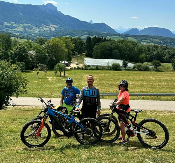Sous la Croix, par Menthonnex et Groisy à VTT - Groisy - 1