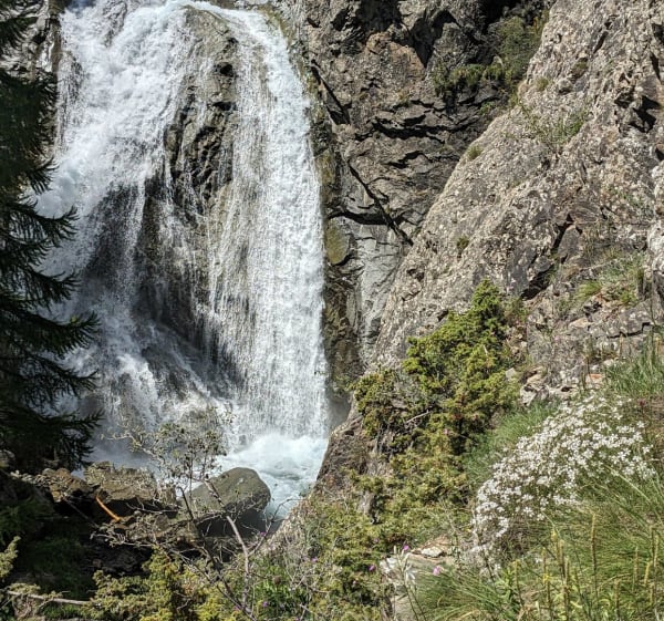 Du village de Dormillouse au parking des cascades - Freissinières - 1