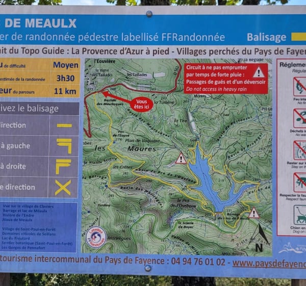 Circuit rapide lac de Meault - Seillans - 1