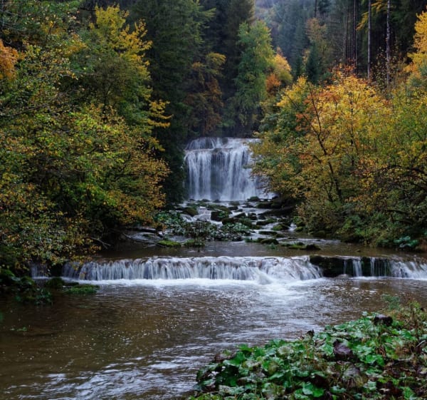 Source de l'Ain, cascade et promenade au fil de l'eau - Nozeroy - 1
