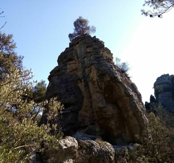 Belle randonnée technique à l'arche de Valescure - Saumane-de-Vaucluse - 1