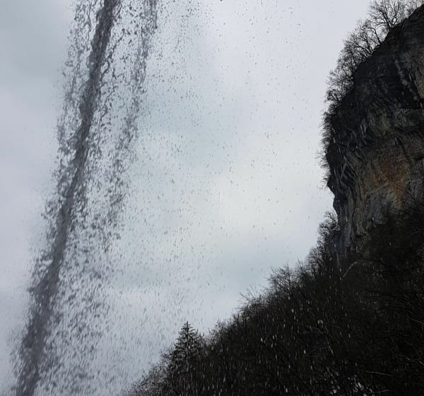 Watervallen van Alloix en Tardy Mill Loop in de winter - Saint-Vincent-de-Mercuze - 1