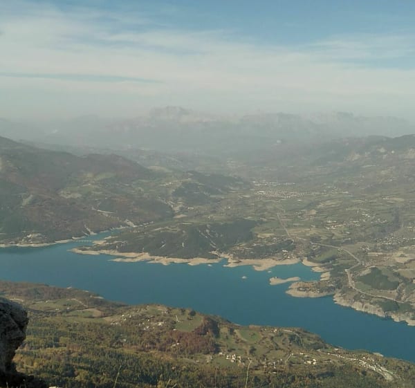 Le Pic de Morgon depuis le Pont de Marmande - Crots - 1