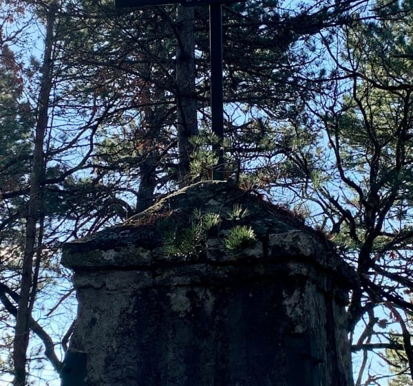 Ruines du vieux village d’Allan et croix de Simeon - Allan - 1