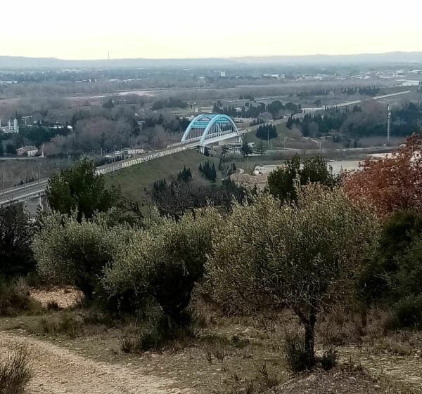Vue sur les massifs qui entourent Avignon - Caumont-sur-Durance - 1