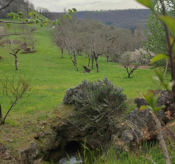 Le causse de Pont les Bains via Marcillac-Vallon - Salles-la-Source - 1