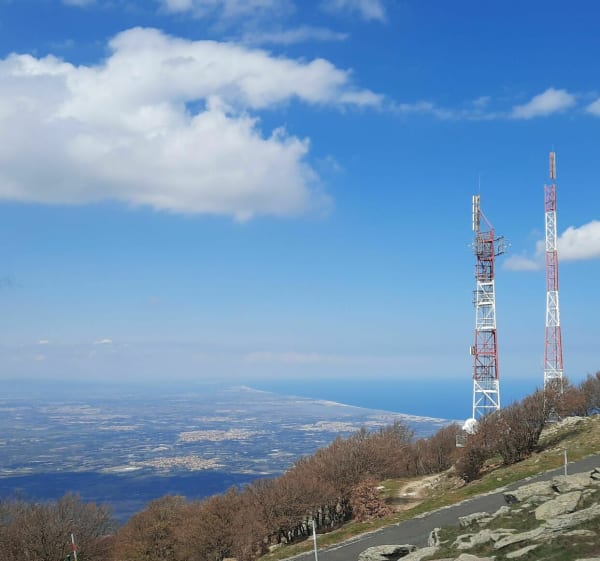 De Neulos-piek vanaf de Ouillat-pas. - Laroque-des-Albères - 1