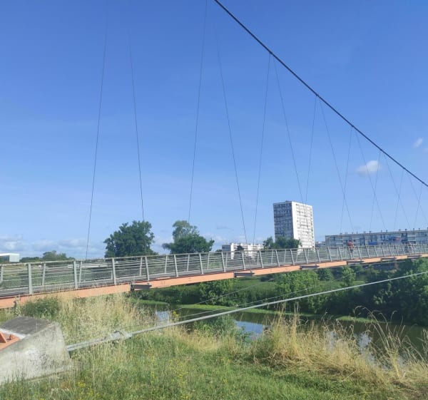 Wandel langs de oevers van de Cher, langs de loopbruggen - Tours - 1