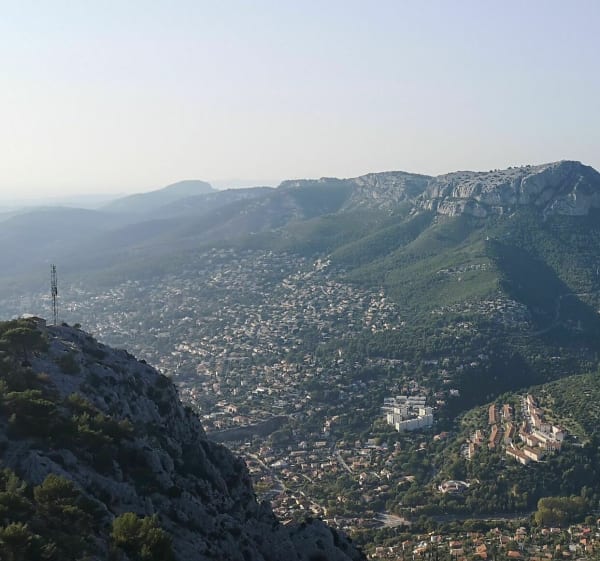 Le sommet du Mont Faron depuis Toulon à VTT - Toulon - 1