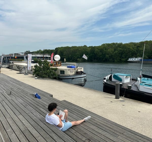 Belle balade en bord de Seine, depuis Saint-Germain-en-Laye à VTC - Le Pecq - 1
