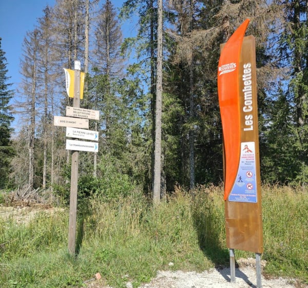 La Cure en passant par la forêt du Risoux - Les Rousses - 1